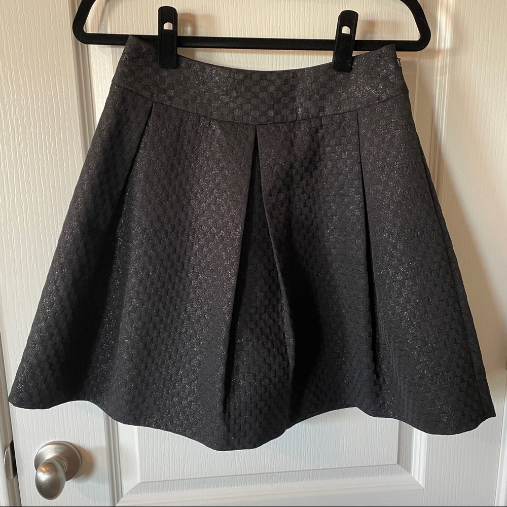 Kate Spade Jacquard Black Skirt size 2